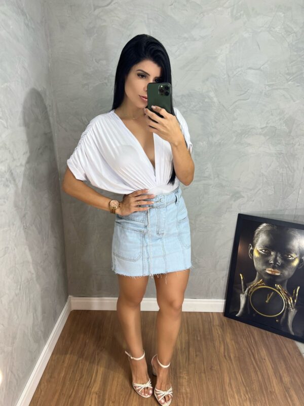 Saia Jeans Clara