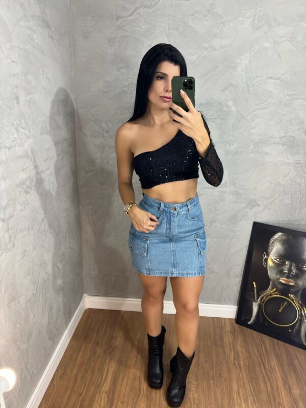 Saia Jeans Cargo