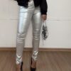Calça Resina Prata